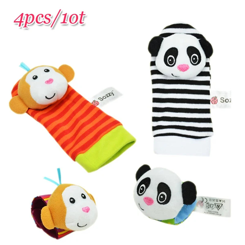 Baby Rattles Animal Socks
